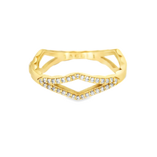 Tacori 18k Yellow Gold Diamond Ring