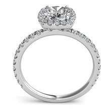 Cushion Halo Diamond Engagement Ring