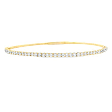 1.19ct 14k Gold Diamond Bangle