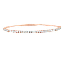 1.19ct 14k Gold Diamond Bangle
