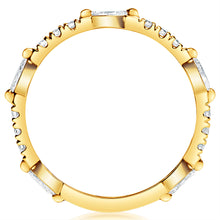 Classique Creations Marquise Diamond Spaced Band