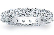 Round Brilliant Cut Platinum Diamond Eternity Ring