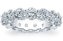Round Brilliant Cut Platinum Diamond Eternity Ring