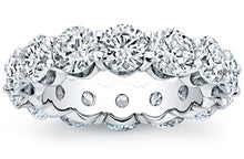 Round Brilliant Cut Platinum Diamond Eternity Ring
