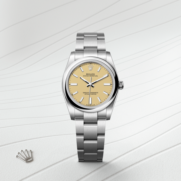 Rolex Oyster Perpetual in Oystersteel, M124200-0007 - H.L. Gross Jewelers