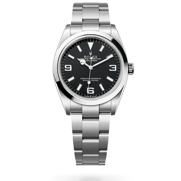 Rolex Explorer in Oystersteel, M124270-0001 - H.L. Gross Jewelers