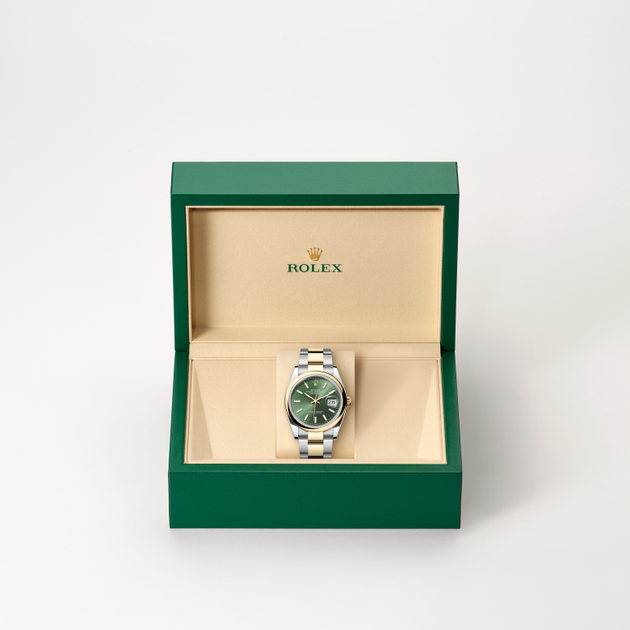  in Yellow Rolesor - combination of Oystersteel and yellow gold, M126203-0058 - H.L. Gross Jewelers