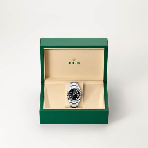  in White Rolesor - combination of Oystersteel and white gold, M126234-0016 - H.L. Gross Jewelers