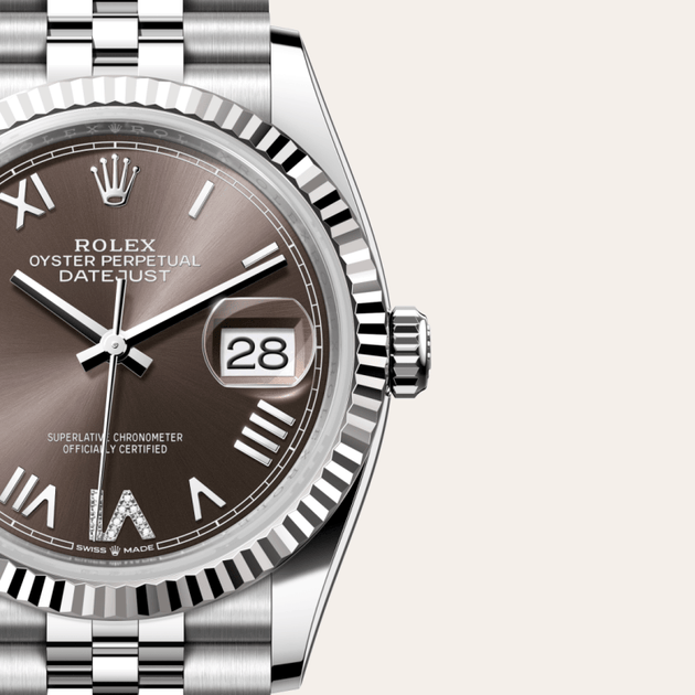  in White Rolesor - combination of Oystersteel and white gold, M126234-0071 - H.L. Gross Jewelers