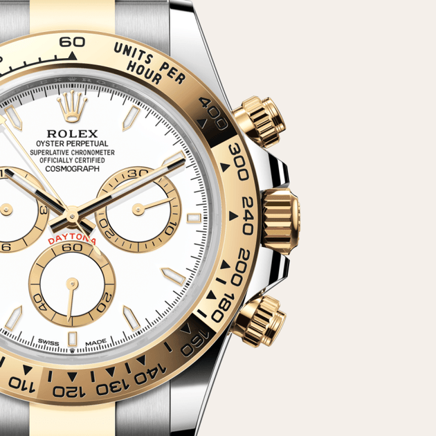 Rolex Cosmograph Daytona in Yellow Rolesor - combination of Oystersteel and yellow gold, M126503-0001 - H.L. Gross Jewelers