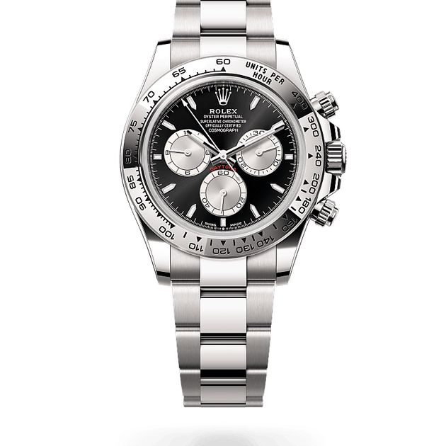 Rolex Cosmograph Daytona in 18 ct white gold, M126509-0001 - H.L. Gross Jewelers