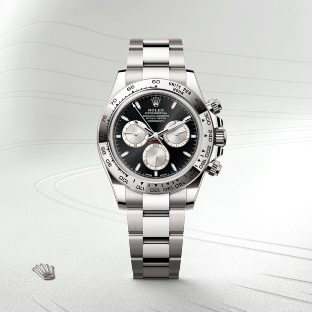 Rolex Cosmograph Daytona in 18 ct white gold, M126509-0001 - H.L. Gross Jewelers