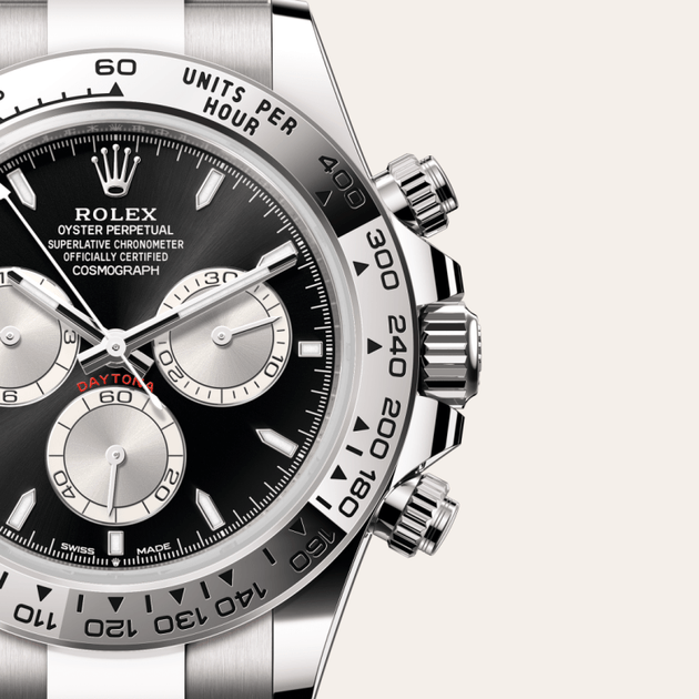 Rolex Cosmograph Daytona in 18 ct white gold, M126509-0001 - H.L. Gross Jewelers