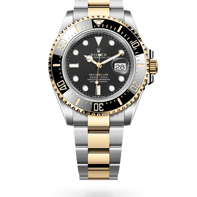 Rolex Sea-Dweller in Yellow Rolesor - combination of Oystersteel and yellow gold, M126603-0001 - H.L. Gross Jewelers