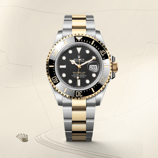 Rolex Sea-Dweller in Yellow Rolesor - combination of Oystersteel and yellow gold, M126603-0001 - H.L. Gross Jewelers