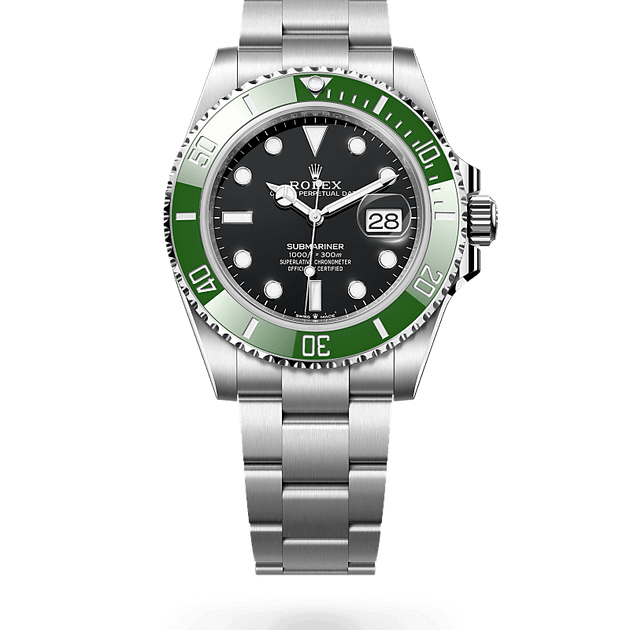 Rolex Submariner in Oystersteel, M126610LV-0002 - H.L. Gross Jewelers