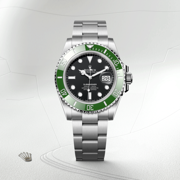 Rolex Submariner in Oystersteel, M126610LV-0002 - H.L. Gross Jewelers