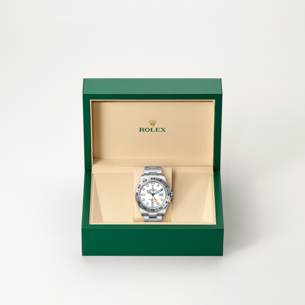 Rolex Explorer in Oystersteel, M226570-0001 - H.L. Gross Jewelers