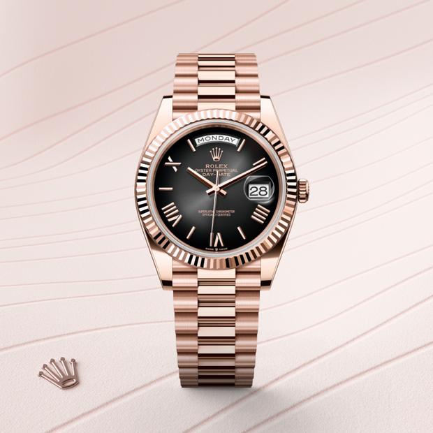 Oyster, 40 mm, Everose gold