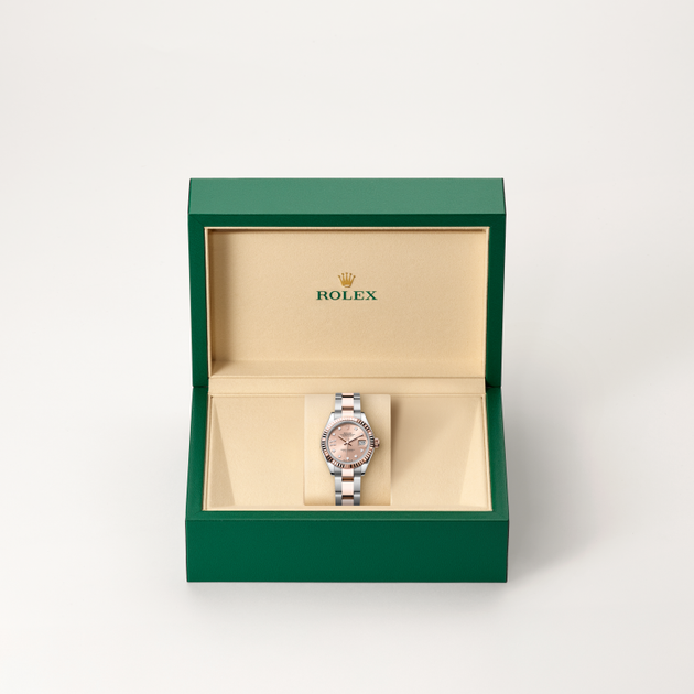 Rolex Lady-Datejust in Everose Rolesor - combination of Oystersteel and Everose gold, M279171-0028 - H.L. Gross Jewelers