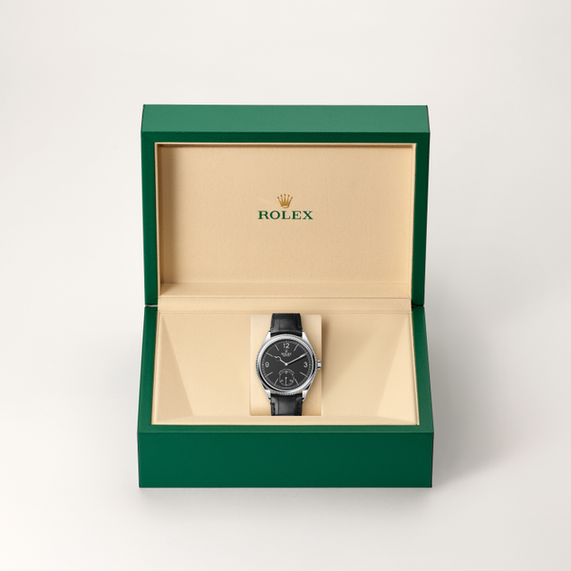 Rolex 1908 in 18 ct white gold, M52509-0002 - H.L. Gross Jewelers