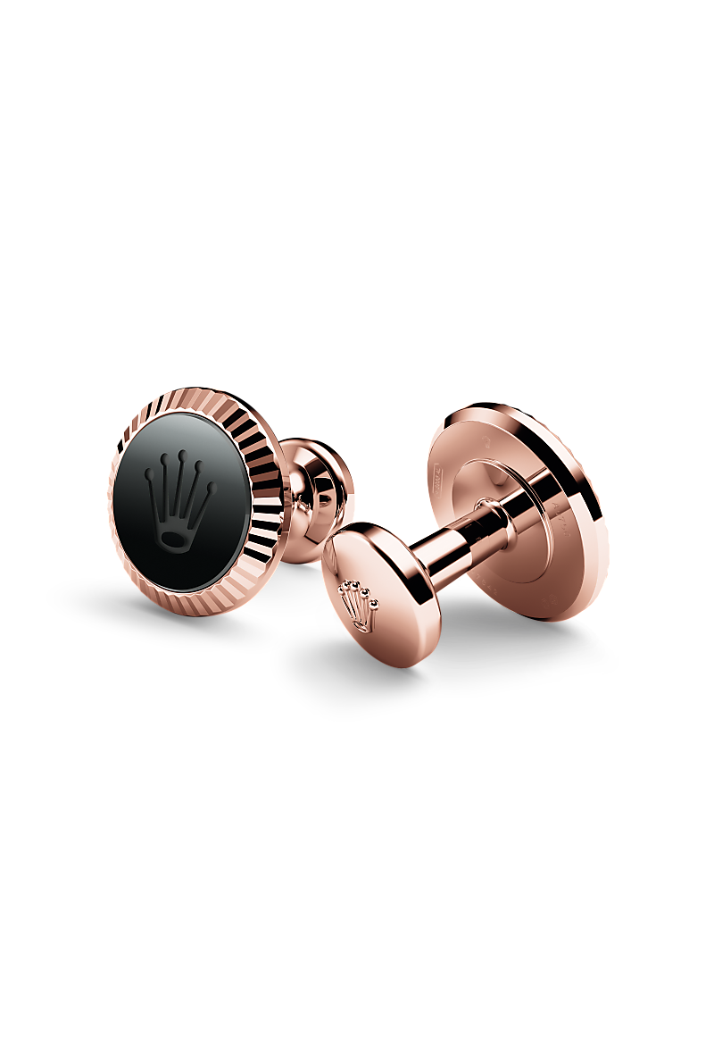 'Fluted' cufflinks-a1035