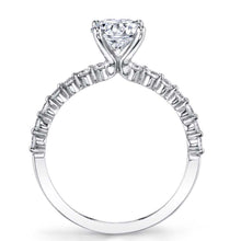 Sylvie Round Cut Classic Engagement Ring