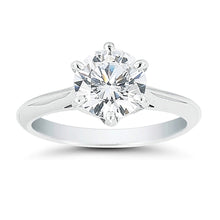 Vatche Swan Solitaire Engagement Ring
