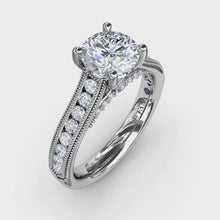 Fana Classic Round Diamond Solitaire Engagement Ring
