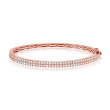 1.80ct 14k Gold Diamond Bangle