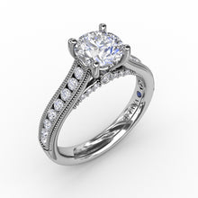 Fana Classic Round Diamond Solitaire Engagement Ring